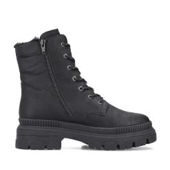 New Women'S Corded Boots Night Black Ladies Ankle Boots & Boots