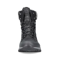 Discount Women'S Corded Boots Deep Black Ladies Ankle Boots & Boots