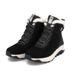 Sale Women'S Corded Boots Deep Black Pearl Ladies Ankle Boots & Boots