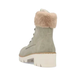 Sale Women'S Corded Boots Khaki-Brown Ladies Ankle Boots & Boots