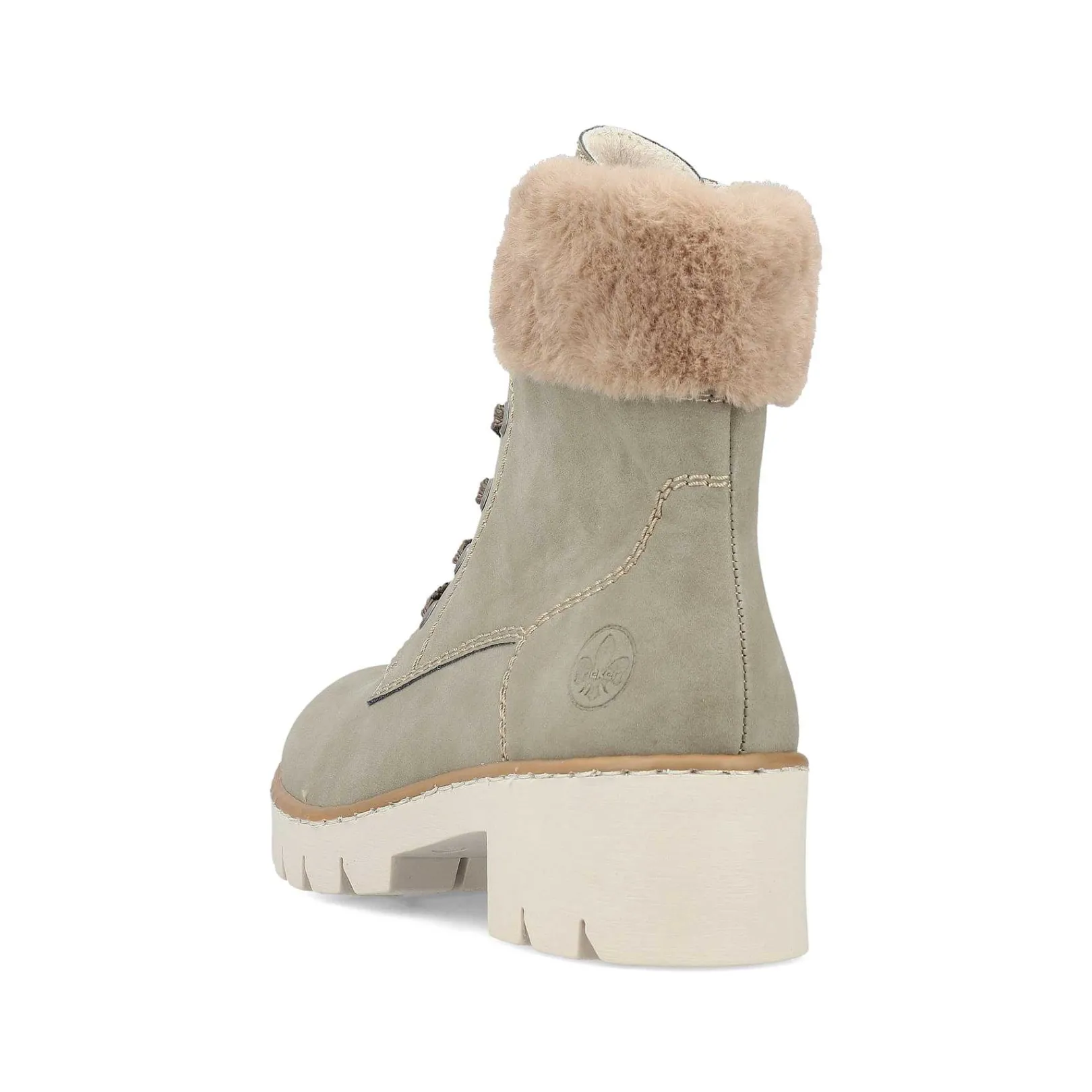 Sale Women'S Corded Boots Khaki-Brown Ladies Ankle Boots & Boots