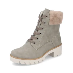 Sale Women'S Corded Boots Khaki-Brown Ladies Ankle Boots & Boots