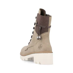 Best Women'S Corded Boots Beige Brown Ladies Ankle Boots & Boots