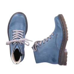 Outlet Women'S Corded Boots Sky Blue Ladies Ankle Boots & Boots