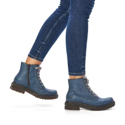 Outlet Women'S Corded Boots Sky Blue Ladies Ankle Boots & Boots