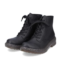 Clearance Women'S Corded Boots Deep Black Ladies Ankle Boots & Boots