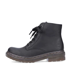 Clearance Women'S Corded Boots Deep Black Ladies Ankle Boots & Boots