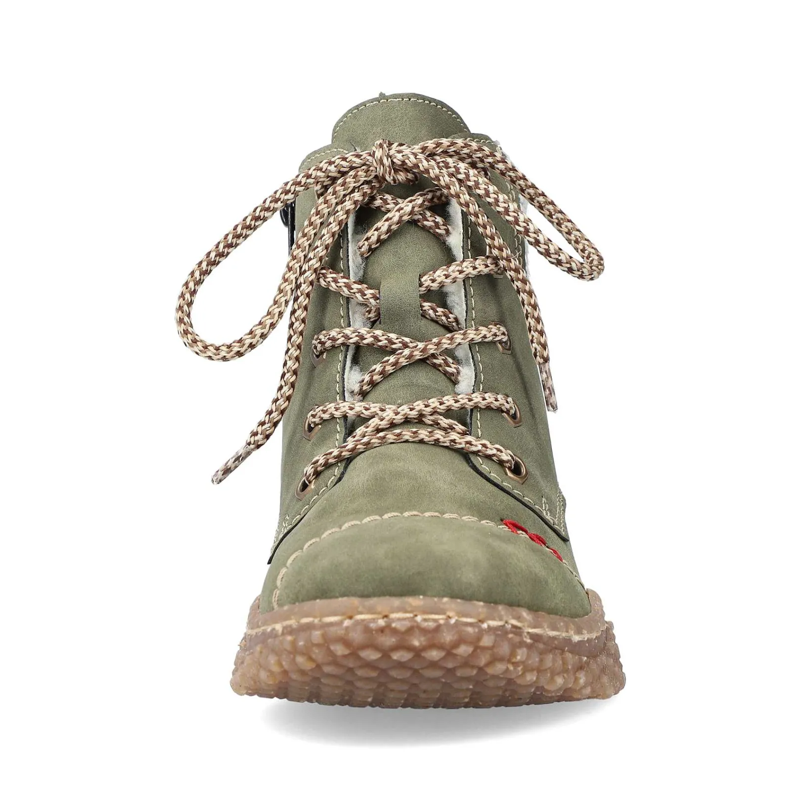 New Women'S Corded Boots Leaf Green Ladies Ankle Boots & Boots