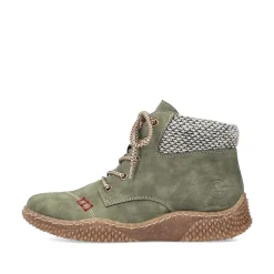 New Women'S Corded Boots Leaf Green Ladies Ankle Boots & Boots