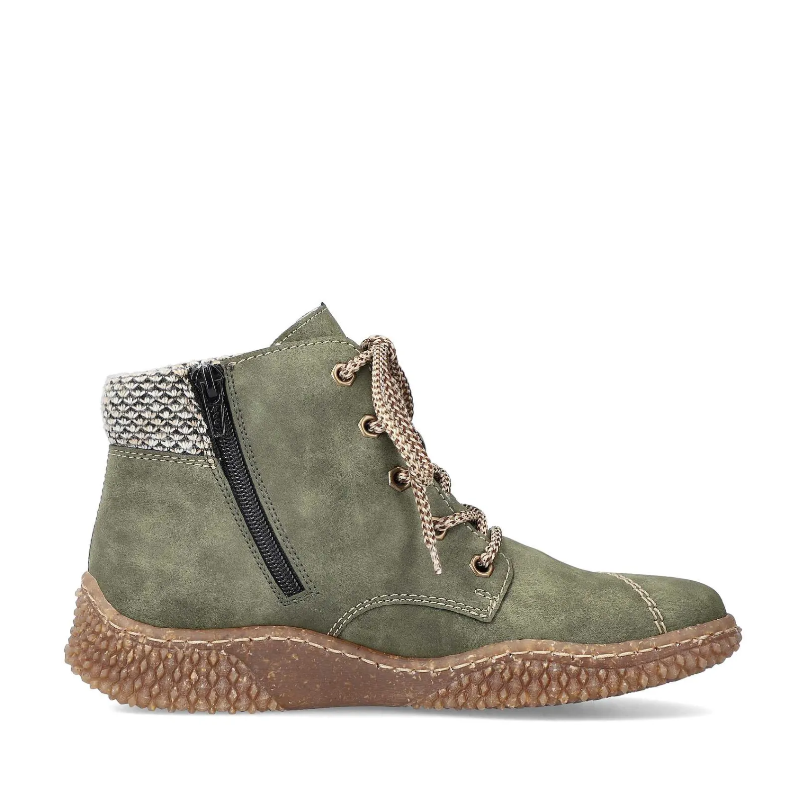 New Women'S Corded Boots Leaf Green Ladies Ankle Boots & Boots