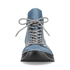 Hot Women'S Corded Boots Blue Gray Ladies Ankle Boots & Boots