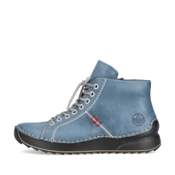 Hot Women'S Corded Boots Blue Gray Ladies Ankle Boots & Boots