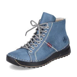 Hot Women'S Corded Boots Blue Gray Ladies Ankle Boots & Boots