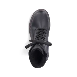 Discount Women'S Corded Boots Deep Black Ladies Ankle Boots & Boots