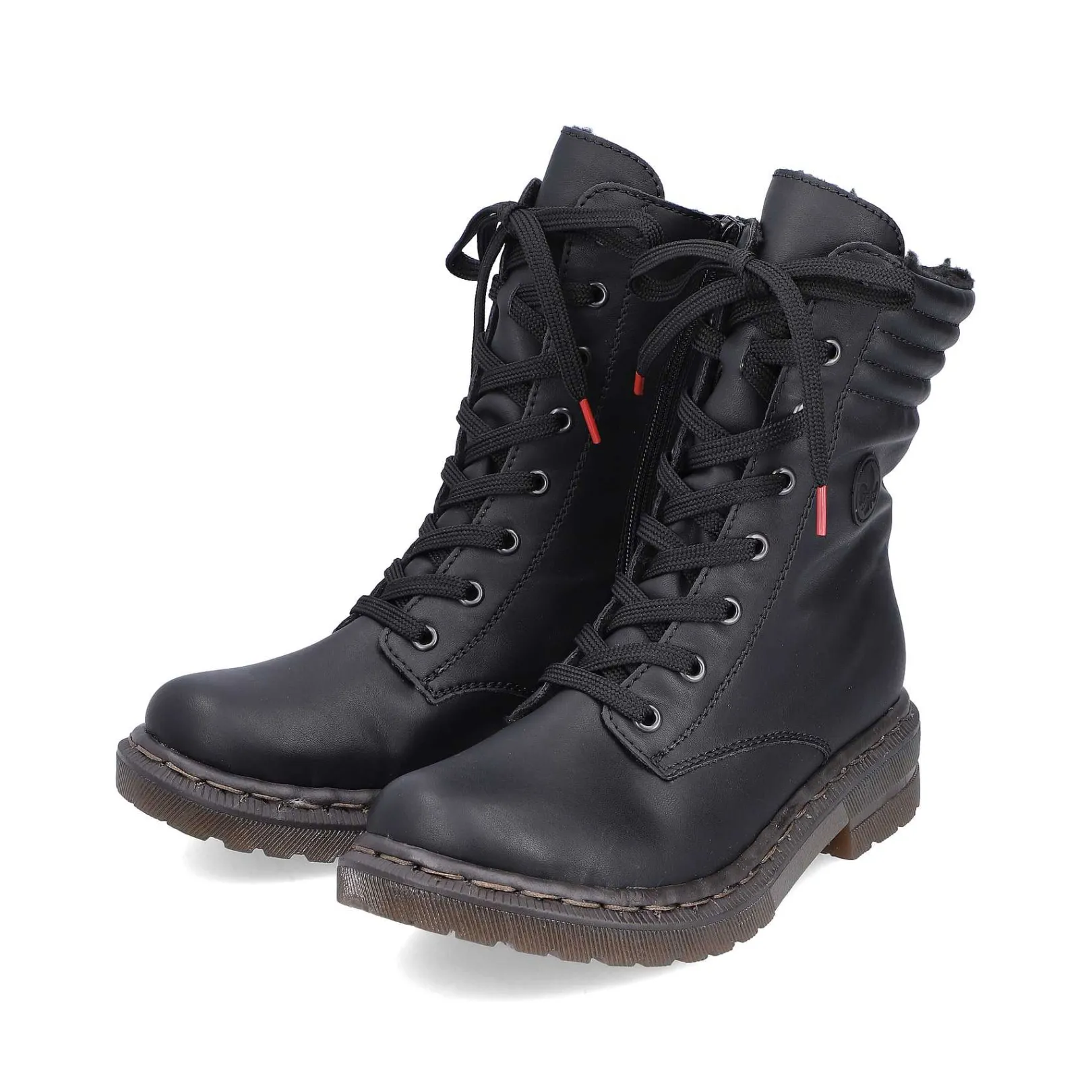 Discount Women'S Corded Boots Deep Black Ladies Ankle Boots & Boots