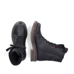 Discount Women'S Corded Boots Deep Black Ladies Ankle Boots & Boots