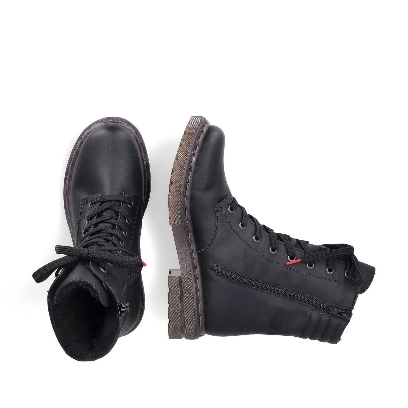 Discount Women'S Corded Boots Deep Black Ladies Ankle Boots & Boots