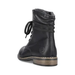Discount Women'S Corded Boots Asphalt Black Ladies Ankle Boots & Boots