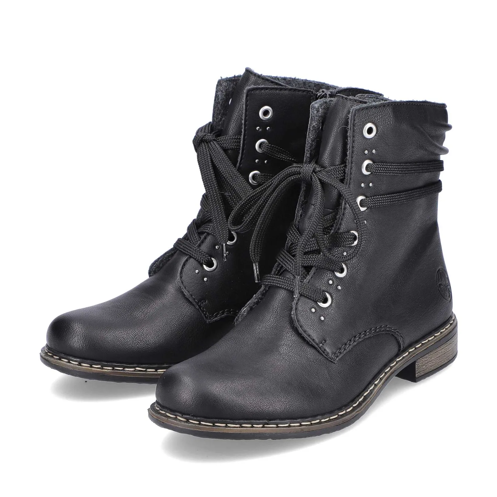 Discount Women'S Corded Boots Asphalt Black Ladies Ankle Boots & Boots