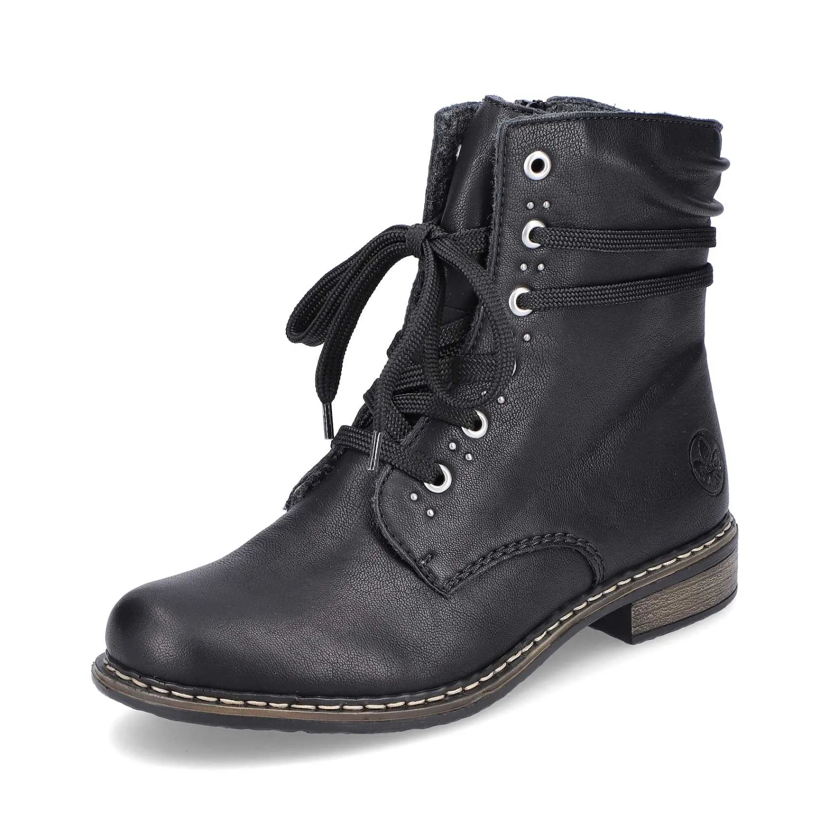 Discount Women'S Corded Boots Asphalt Black Ladies Ankle Boots & Boots
