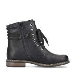 Discount Women'S Corded Boots Asphalt Black Ladies Ankle Boots & Boots