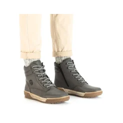 Hot Women'S Corded Boots Moon Grey Ladies Ankle Boots & Boots