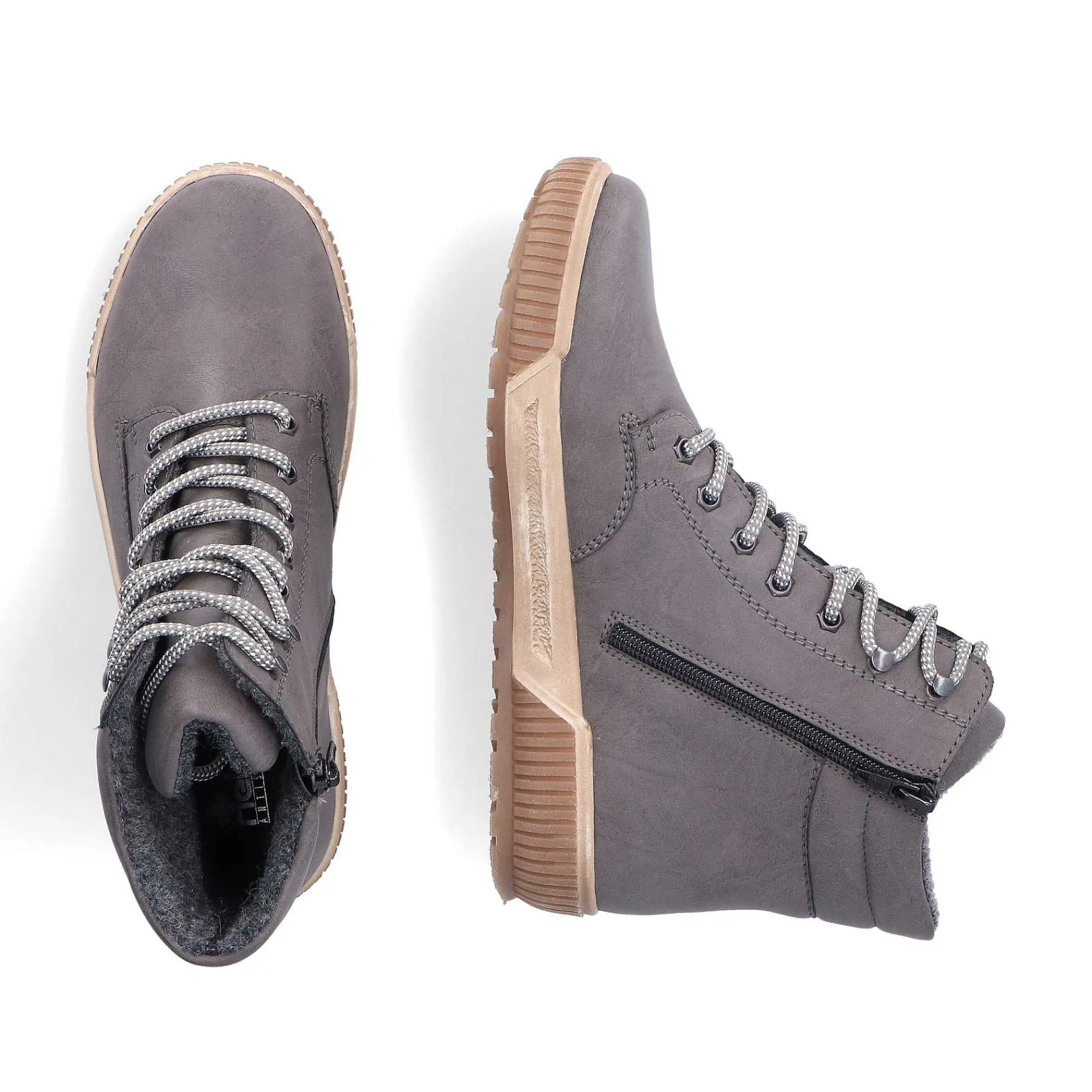 Hot Women'S Corded Boots Moon Grey Ladies Ankle Boots & Boots