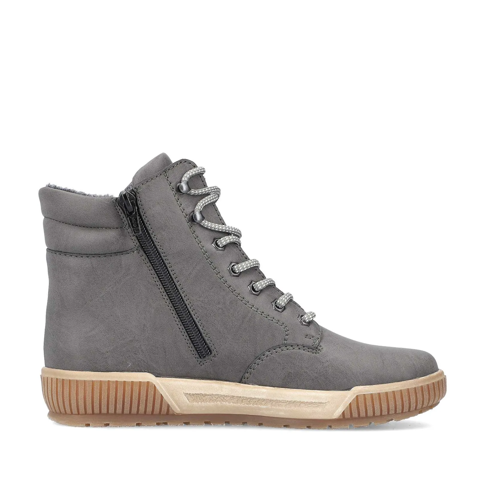 Hot Women'S Corded Boots Moon Grey Ladies Ankle Boots & Boots