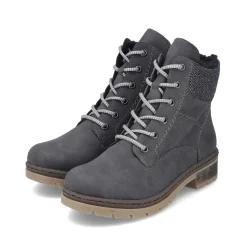Online Women'S Corded Boots Asphalt Gray Ladies Ankle Boots & Boots