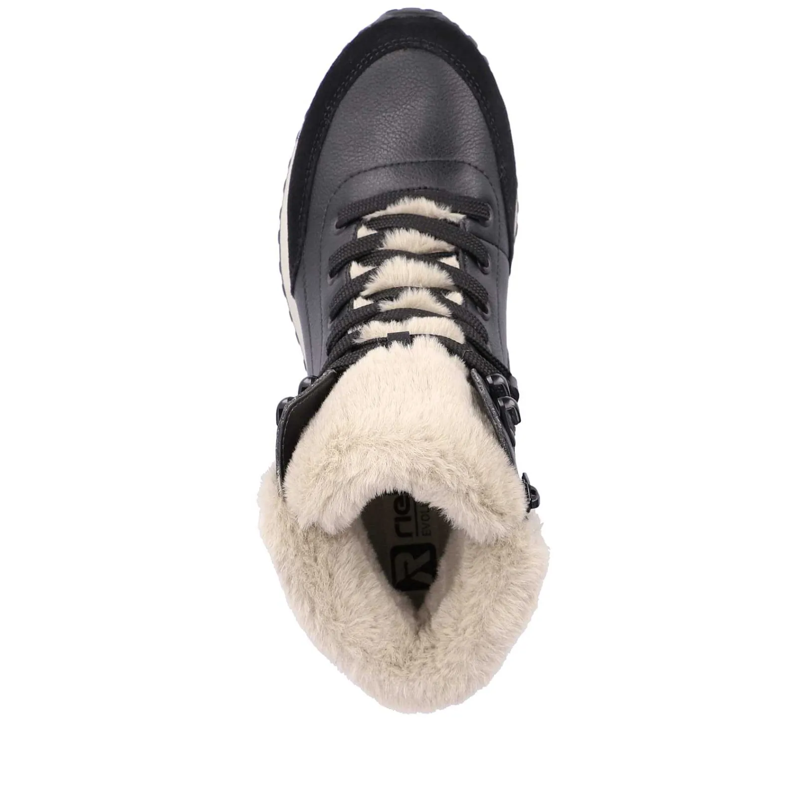 Outlet Women'S Corded Boots Midnight-Black Stone-Grey Ladies Ankle Boots & Boots