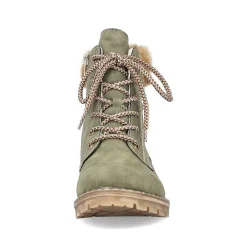 Best Women'S Corded Boots Leaf Green Ladies Ankle Boots & Boots