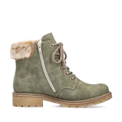 Best Women'S Corded Boots Leaf Green Ladies Ankle Boots & Boots