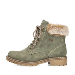 Best Women'S Corded Boots Leaf Green Ladies Ankle Boots & Boots