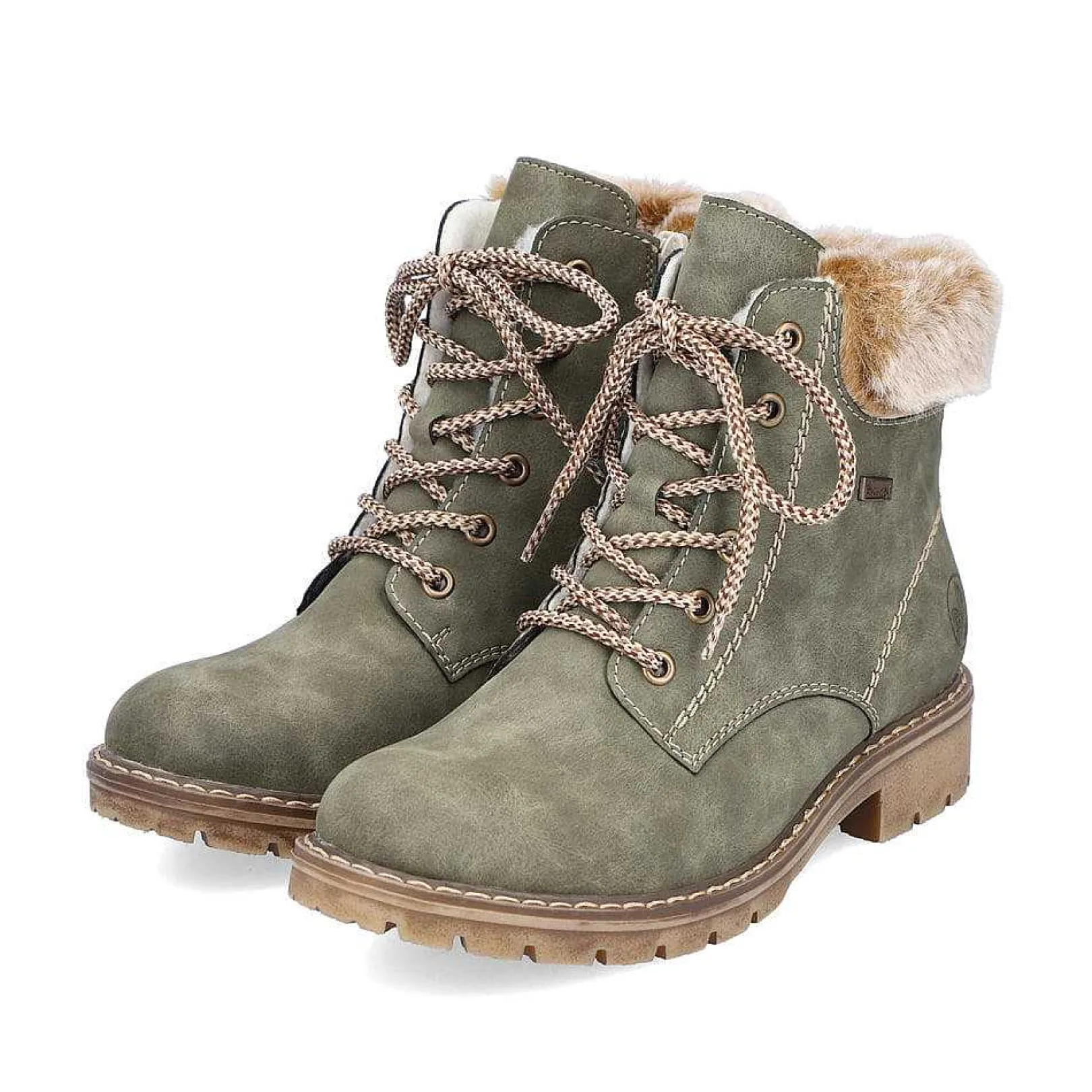 Best Women'S Corded Boots Leaf Green Ladies Ankle Boots & Boots