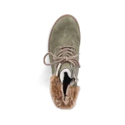 Best Women'S Corded Boots Leaf Green Ladies Ankle Boots & Boots