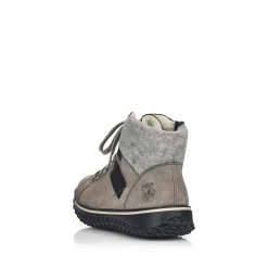 Women'S Corded Boots Platinum Gray Ladies Ankle Boots & Boots