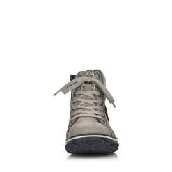 Women'S Corded Boots Platinum Gray Ladies Ankle Boots & Boots