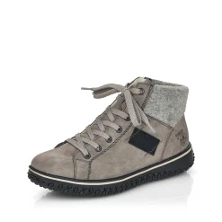 Women'S Corded Boots Platinum Gray Ladies Ankle Boots & Boots