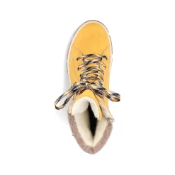 Clearance Women'S Corded Boots Sunflower Yellow Ladies Ankle Boots & Boots