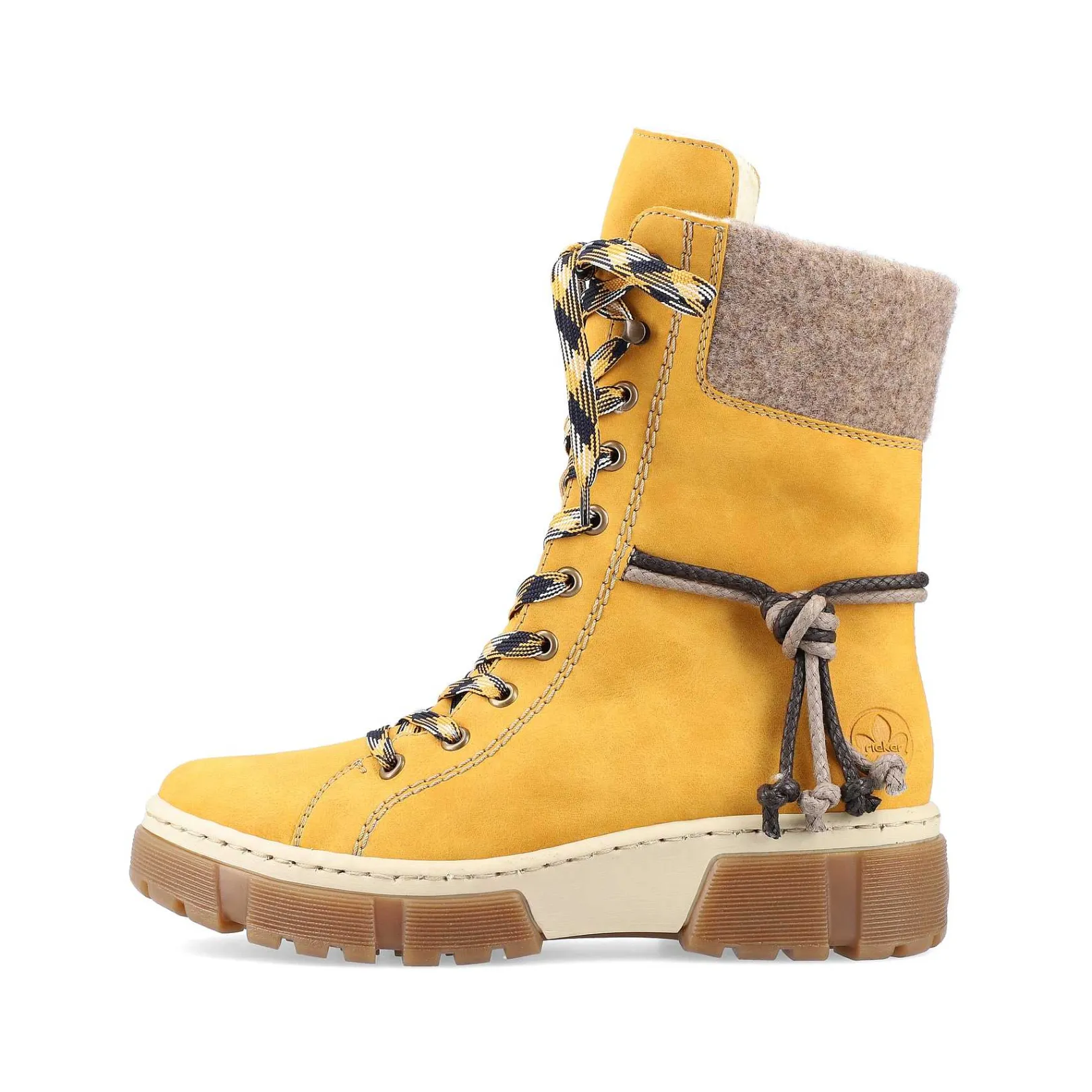 Clearance Women'S Corded Boots Sunflower Yellow Ladies Ankle Boots & Boots