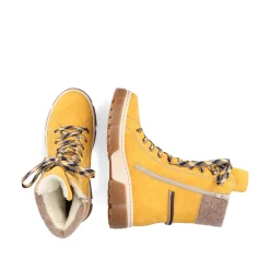 Clearance Women'S Corded Boots Sunflower Yellow Ladies Ankle Boots & Boots