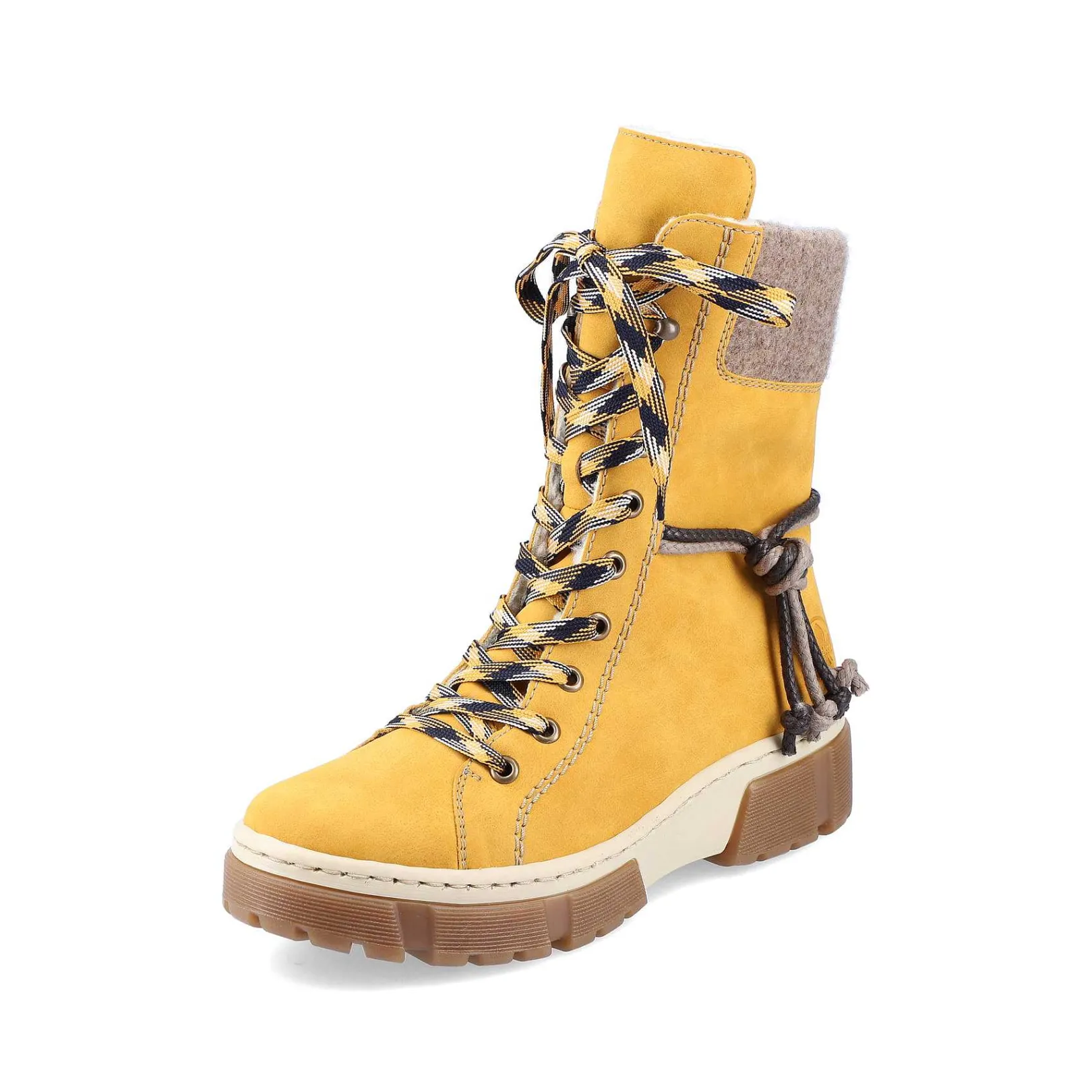 Clearance Women'S Corded Boots Sunflower Yellow Ladies Ankle Boots & Boots