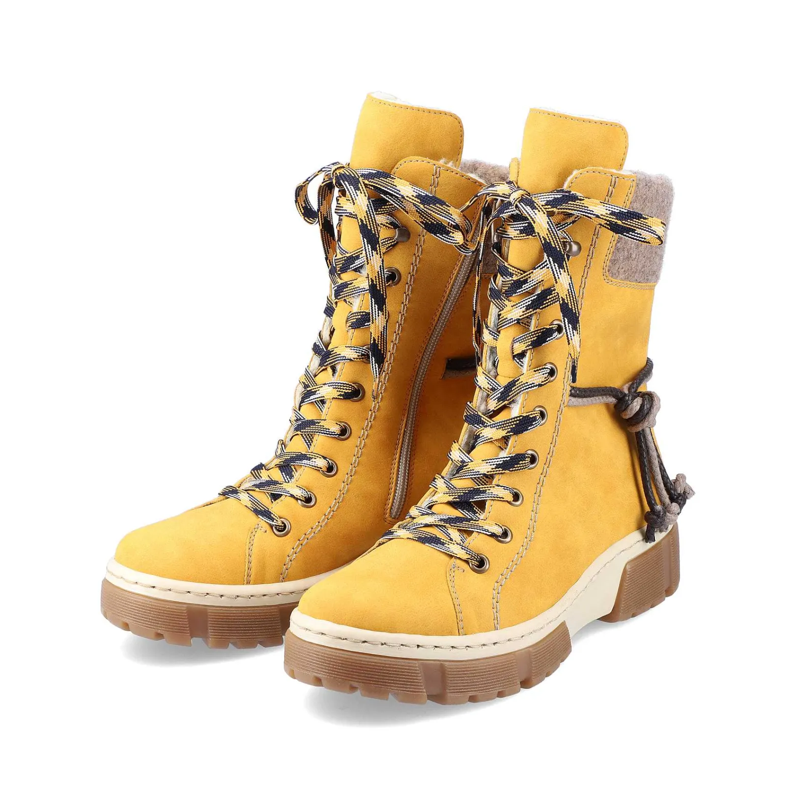 Clearance Women'S Corded Boots Sunflower Yellow Ladies Ankle Boots & Boots