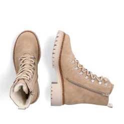 Hot Women'S Corded Boots Brown Beige Ladies Ankle Boots & Boots
