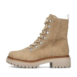 Hot Women'S Corded Boots Brown Beige Ladies Ankle Boots & Boots