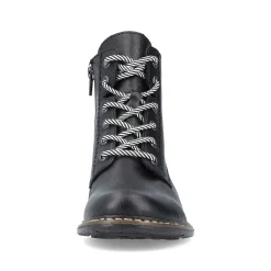 Online Women'S Corded Boots Asphalt Black Ladies Ankle Boots & Boots