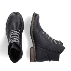 Online Women'S Corded Boots Asphalt Black Ladies Ankle Boots & Boots
