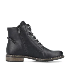 Online Women'S Corded Boots Asphalt Black Ladies Ankle Boots & Boots