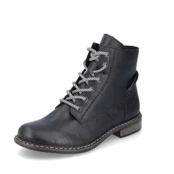 Online Women'S Corded Boots Asphalt Black Ladies Ankle Boots & Boots
