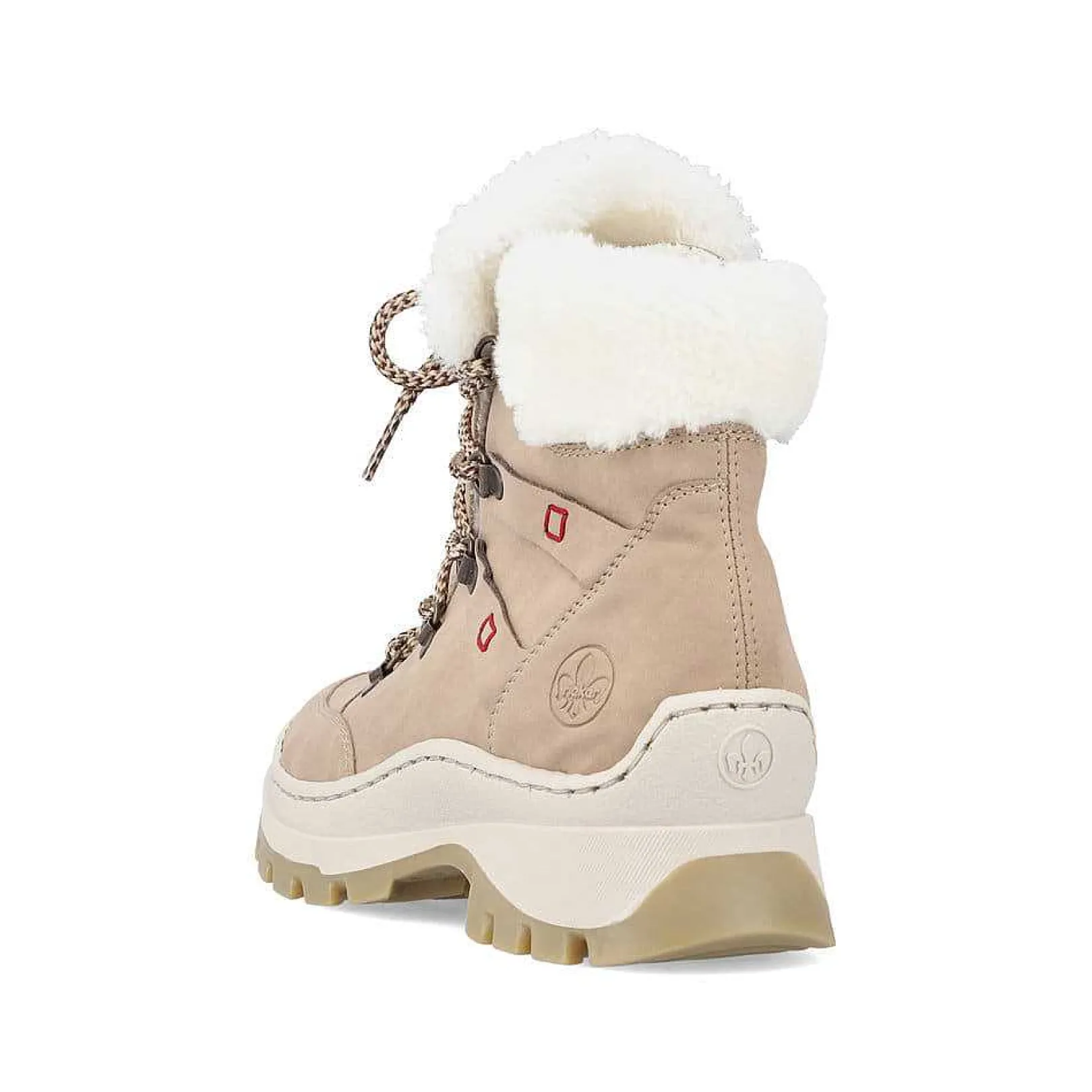 Discount Women'S Corded Boots Cream Beige Ladies Ankle Boots & Boots